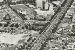 Flemington Road Aerial View Towards Royal Melbourne Hospital 6" x 4" Photo Print