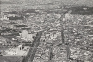 Flemington Road Aerial View Looking To Melbourne City 6" x 4" Photo Print