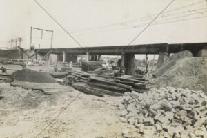 Newmarket Railway Bridge Construction Site Early Works 6" x 4" Photo Print