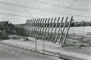 CityLink Sound Wall Construction Beside Freeway Flemington 6" x 4" Photo Print
