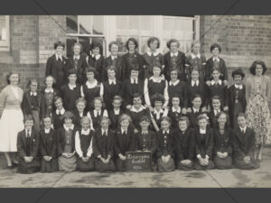 Kensington Central Girls Class Group 1952 6" x 8" Photo Print
