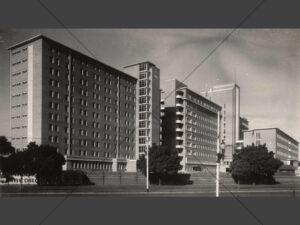 Royal Melbourne Hospital Parkville Front View 1955 6" x 8" Photo Print