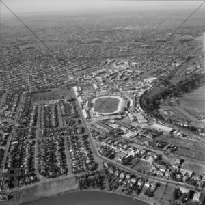 Ascot Vale And Showgrounds Aerial View 1954 6" x 6" Photo Print