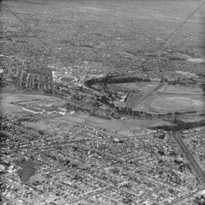 Footscray And Ascot Vale Aerial Panorama 1953 6" x 6" Photo Print