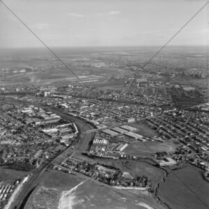 Debneys Paddock Flemington Aerial View 1905 6" x 6" Photo Print
