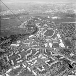 Showgrounds And Ascot Vale Housing 1955 6" x 6" Photo Print