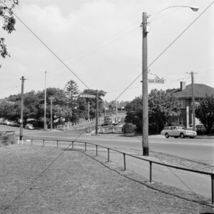 Route 55 Tram Passing BP Service Depot 6" x 6" Photo Print