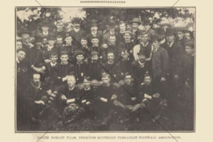 North Hobart Football Club 1905 Team And Officials 6" x 4" Photo Print