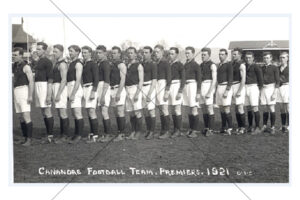 Cananore 1921 Premiership Team Side On Line Up 6" x 4" Photo Print