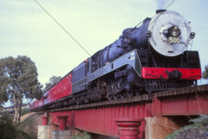 South Australian 500 Class Steam Locomotive On Bridge 6" x 4" Photo Print