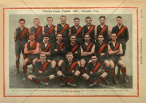 1928 Essendon VFL Team Group Portrait 6"x 4" Photo Print