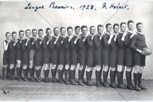 1928 North Hobart League Premiers Lineup 6"x 4" Photo Print