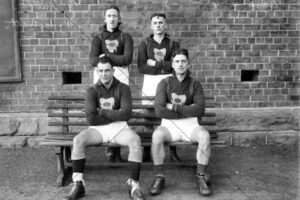 1933 Tasmanian Representative Players Bench Pose 6"x 4" Photo Print