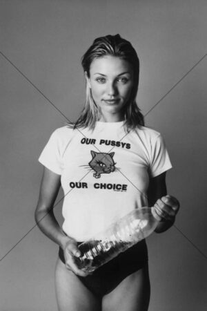 Cameron Diaz Our Pussys Our Choice Shirt 6" x 4" Photo Print