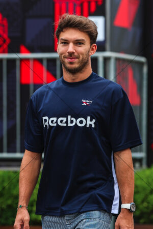 Pierre Gasly Smiling In Navy Reebok Shirt 6" x 4" Photo Print