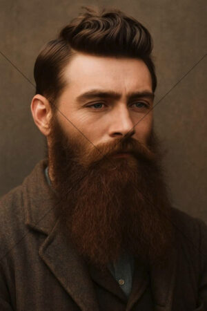 Ned Kelly Color Style Bearded Portrait 6" x 4" Photo Print