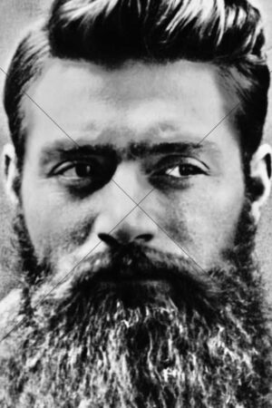Ned Kelly Classic Black And White Portrait 6" x 4" Photo Print