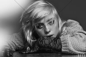 Billie Eilish black and white dramatic pose 6" x 4" Photo Print