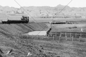 Excavation of Kensington Hill spoil wagons 6" x 4" Photo Print