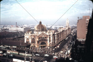 Flinders Street Station Melbourne 1960s Skyline 6" x 4" Photo Print