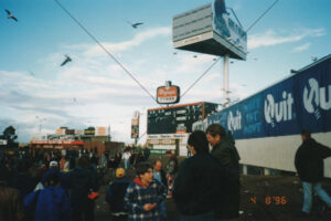 Footscray Vs Fitzroy 1996 Olympic Tyres Scoreboard 6" x 4" Photo Print