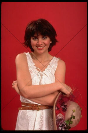 Linda Ronstadt White Sundress Studio Portrait 6" x 4" Photo Print