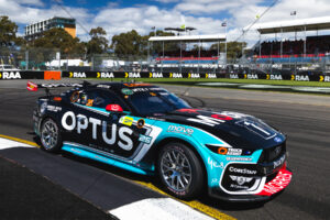Chaz Mostert Optus Mustang on grid in Adelaide 6" x 4" Photo Print