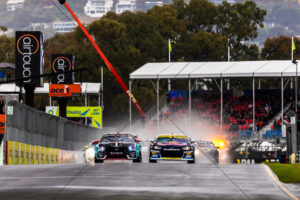 Chaz Mostert leading Adelaide restart in wet conditions 6" x 4" Photo Print