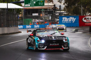 Chaz Mostert Optus Mustang in wet Adelaide street corner 6" x 4" Photo Print