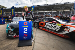 Chaz Mostert P2 with Optus Mustang Adelaide pit lane 6" x 4" Photo Print