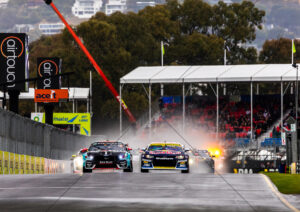 Chaz Mostert Leads Wet Adelaide Battle In Optus Mustang 6" x 4" Photo Print