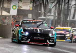 Chaz Mostert Optus Mustang Head On Charge Through Spray Adelaide 6" x 4" Photo Print