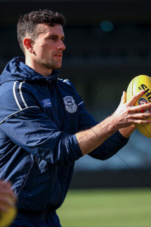 Mark O'Connor Geelong Cats Training With Ball 6" x 4" Photo Print