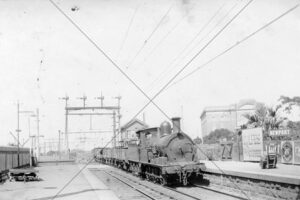 Newport Railway Station Steam Loco And Yard Scene C 1920s 6" x 4" Photo Print