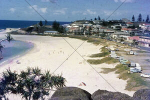 Vintage Colour Coogee Beach Sydney Australia with Cars and Houses 6"x 4" Photo Print