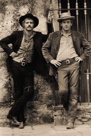Butch Cassidy and Sundance Kid Film Set Vintage Western Actors 6"x 4" Photo Print