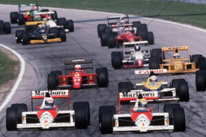 SENNA Leads PROST At Tosa 1989 San Marino GP 6"x 4" Photo Print