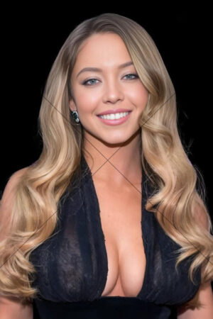 Sydney Sweeney Side Profile Portrait 6" x 4" Photo Print