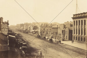 Swanston Street From Collins Street 1858 6"x 4" Photo Print