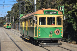 Melbourne City Circle Tram W8 957 Leader 6"x 4" Photo Print