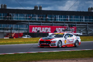 Will Davison Shell V-Power Mustang at speed 6"x 4" Photo Print