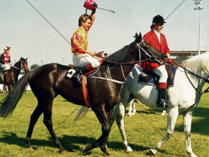 Kingston Town Jockey Raises Helmet Parade 6x8 Photo Print