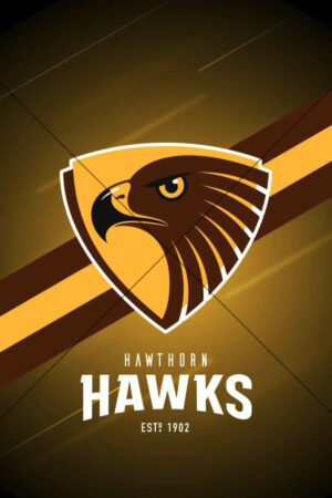 Hawthorn Hawks Club Logo 6x4 Photo Print