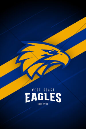 West Coast Eagles Club Logo 6x4 Photo Print