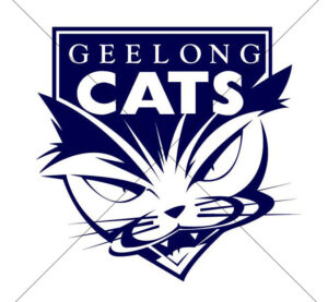 Geelong Cats Logo Mascot Illustration 6x4 Photo Print