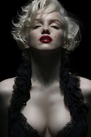 Marilyn Monroe Dramatic Glamour Portrait 6x4 Photo Print