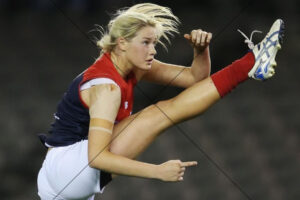 Tayla Harris Full Extension Kick In Flight 6x4 Photo Print