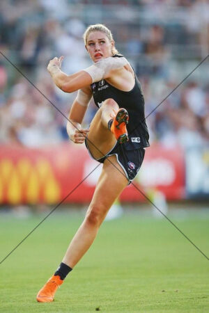 Tayla Harris Night Game Long Kick 6x4 Photo Print