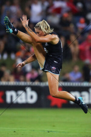 Tayla Harris Mid-Air High Kick Action 6x4 Photo Print