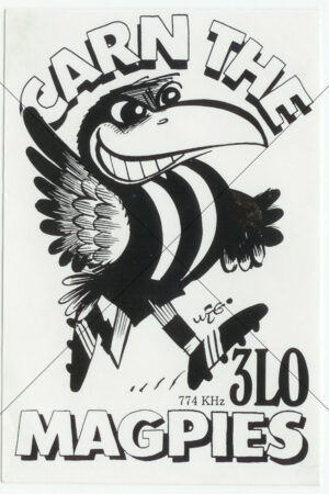 Collingwood Football Club Shield Crest Magpie 6x4 Photo Print